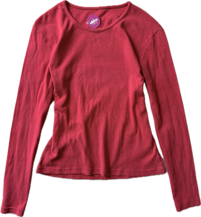 cherry long sleeve top