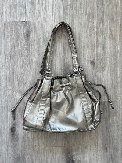 y2k silver bag