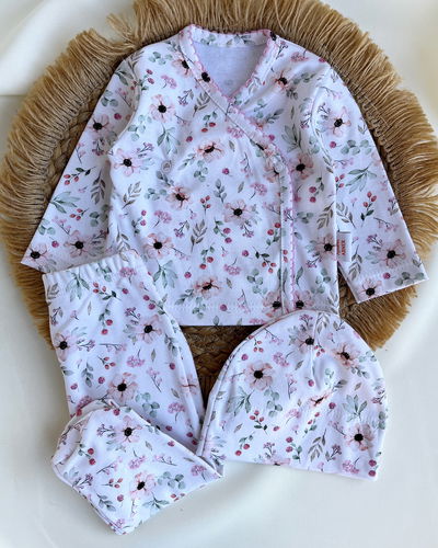 Ajuar 3 piezas estampado