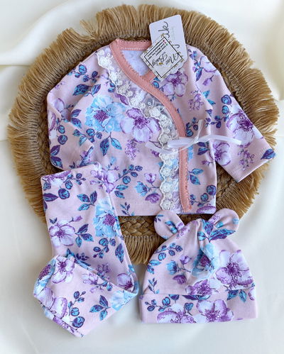 Ajuar 3 piezas estampado