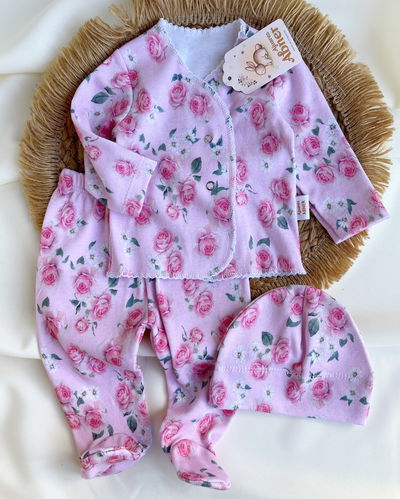 Ajuar 3 piezas estampado