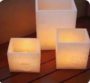 SET DE 3 VELAS PARA FANALES