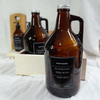 BOTELLONES GLOWLERS AMBAR VIDRIO 1900 L