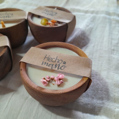 VELA DE SOJA CUENCO CHICO