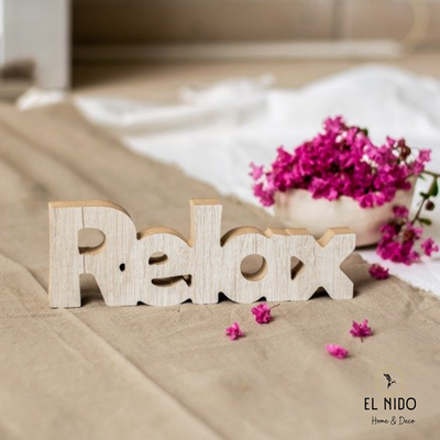 PALABRA DECO "RELAX"