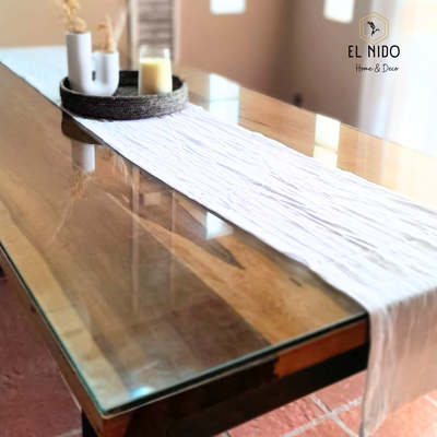 CAMINO DE MESA DE GASA TUSOR DE 2400X 30CM