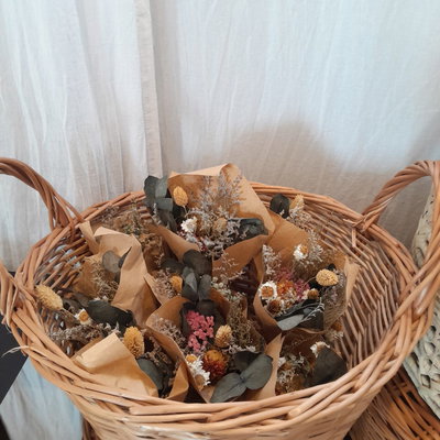 RAMOS PRIMAVERA FLORES SECAS PREMIUM 25CM