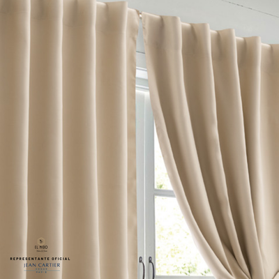 JUEGO DE CORTINAS BLACK OUT JEAN CARTIER LINEA PREMIIM PESADO