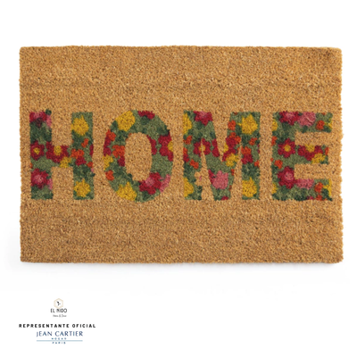 FELPUDO DE FIBRA DE COCO ESTAMPADO CON BASE DE PVC JEAN CARTIER