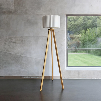LAMPARA DE PIE NORDICA BLANCO