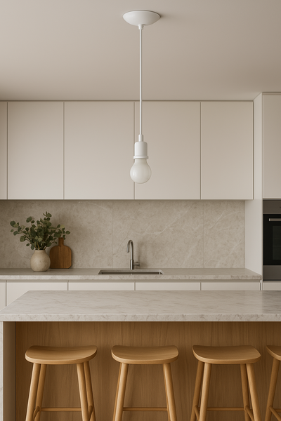 KIT ELECTRICO LAMPARAS BLANCO/NEGRO