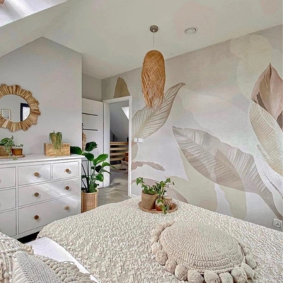 LAMPARA PANTALLA COLGANTE DE BAMBU MODELO BALI 35X65CM