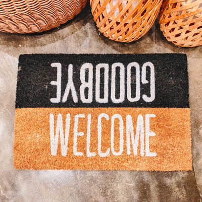 Felpudo 40 x 60 cm coco Welcome - goodbye