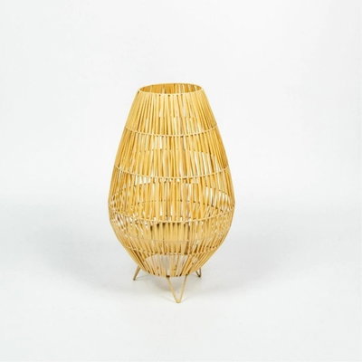 FANAL DE HILO DE RAFFIA CON BASE METALICA MEDIUM