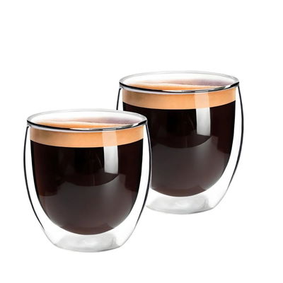 VASO TAZA DOBLE VIDRIO TÉRMICO 250 ML