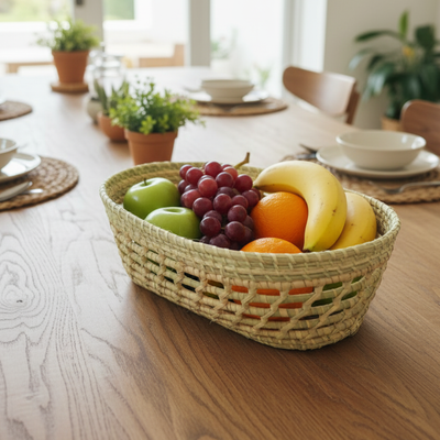 Bandeja Ovalada Palma y Carandillo 25x41x13cm