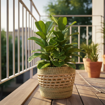 Cesto Palma y Carandillo 30x30cm