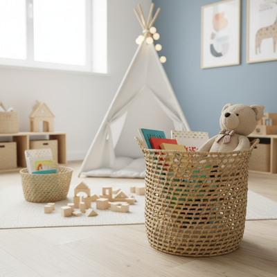 Cesto Palma y Carandillo 40x40cm