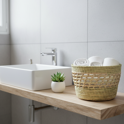 Cesto Palma y Carandillo 23x20cm