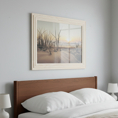 Cuadro Decorativo Marco de Madera Vidrio y Lamina 105x75cm