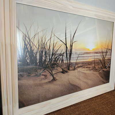 Cuadro Decorativo Marco de Madera Vidrio y Lamina 105x75cm