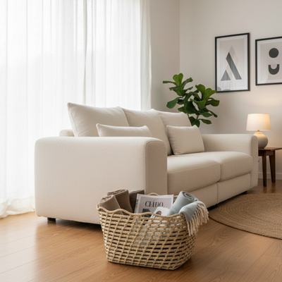 Cesto Organizador Rectangular Palma Carandillo 44x35x24cm