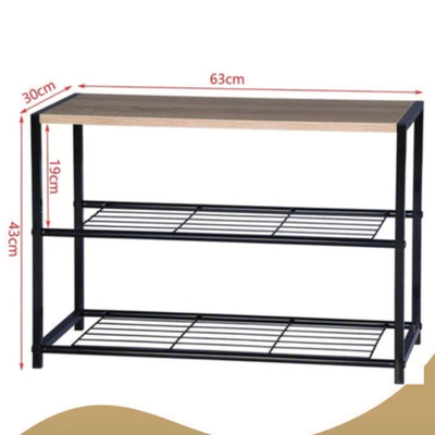 Estanteria Zapatero Organizador Calzado 3 Niveles Zapatillas
(63x30x43cm)