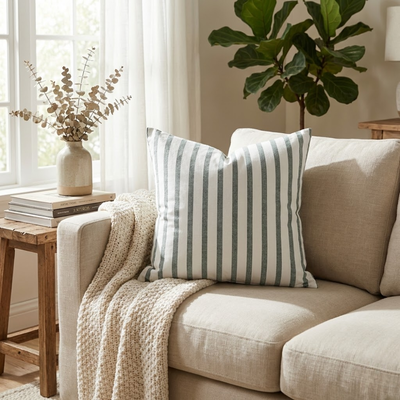 Almohadon Completo Rayas 50x50cm