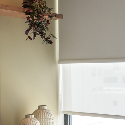 Cortina Roller Doble Blackout Sunscreen Fabricación a Medida