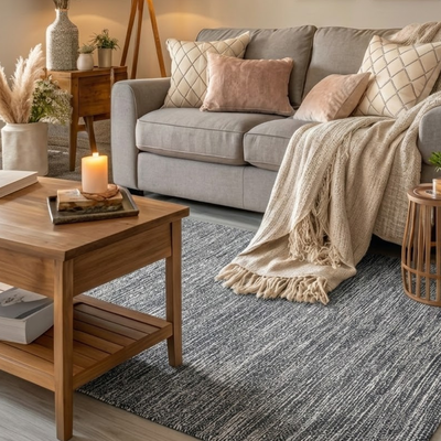 Alfombra 120x180 cm Jaspeada Colores Surtidos para Living Moderna