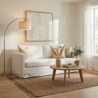 Alfombra 120x180 cm Lisa Tostado para Living y Dormitorio Moderna y Decorativa