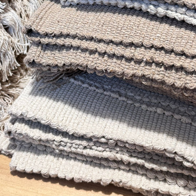 Alfombra 120x180 cm Lisa Natural para Living y Dormitorio Estilo Natural