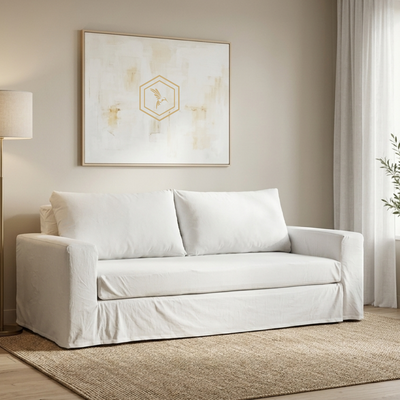 Funda de Tusor Sillon 2 cuerpos 