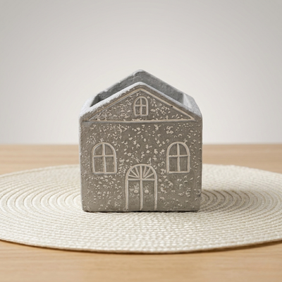 Mini Maceta Cemento decorativa para plantas y cactus