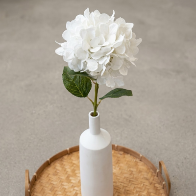 Vara hortensia artificial decorativa flor deco premium