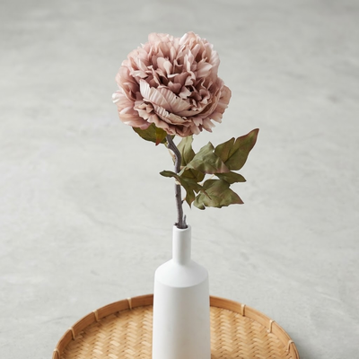 Vara artificial rosa 59cm decoración floral premium