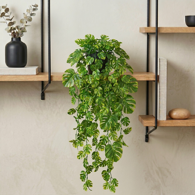Planta Colgante Artificial 48 con Maceta Decorativa