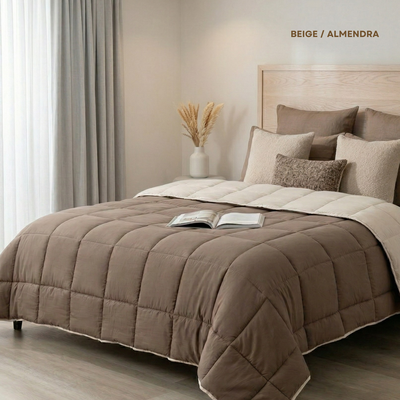 Edredon Terra Bitono Efecto duvet King
