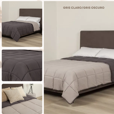 Edredon Astoria Bitono Efecto duvet King