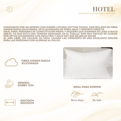 Almohadas Cotton Touch Hotel 50x70cm