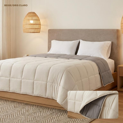 Edredon Terra Bitono Efecto duvet 2 1/2 plazas y Queen