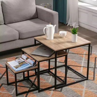 Mesa Ratona Set X3 Arrime Apoyo Hierro Auxiliar Industrial