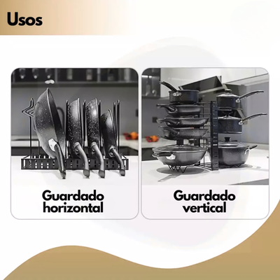 Organizador de Ollas Grande Doble