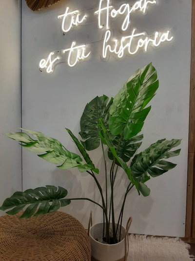 Planta Artificial Decorativa Monstera 100 Cm