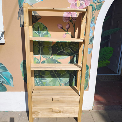 Biblioteca Nido Álamo Hidrolaqueado 70x170cm de alto