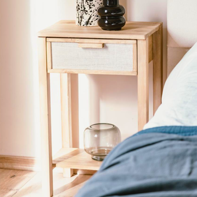 Mesa de Luz Siena Álamo Hidrolaqueado