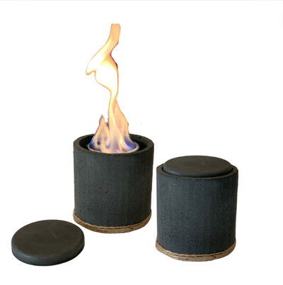FOGONERO 10CM COLOR NEGRO