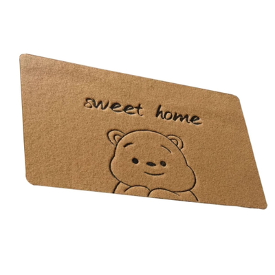 ALFOMBRA FELPUDO SIMIL FIBRA DE COCO OSO 43*76