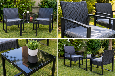 Set Living Jardín 2 Sillas y Mesa