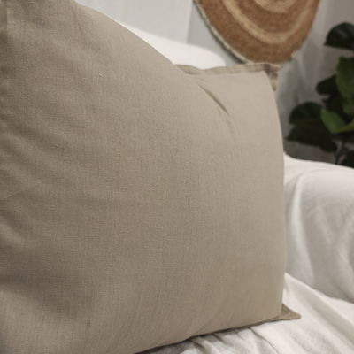 ALMOHADON TUSSOR CON VELLON PREMIUM 40X40